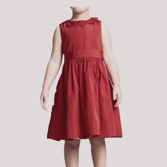 Jason Wu Neiman Marcus Lace Trim Dress Red 3T - Picture 2 of 11